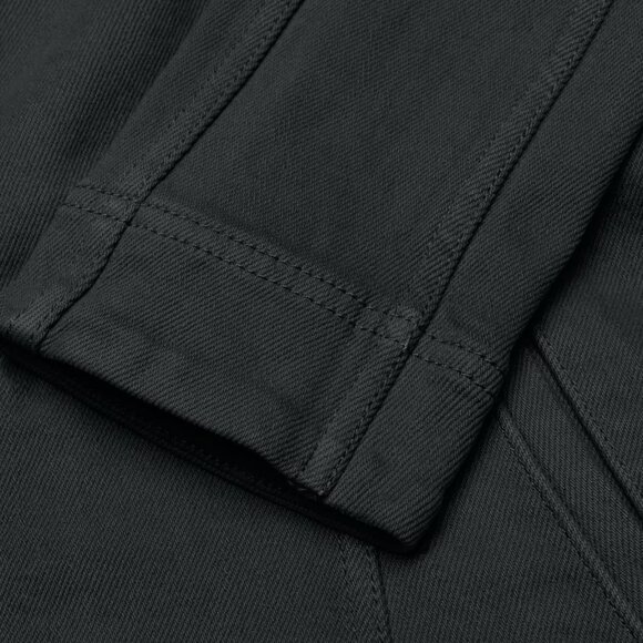 SOLD ******** Aritzia Sunday Best Lourdes denim jacket: black zip jacket - Picture 5 of 5